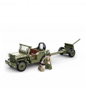 Wwii-Willys Jeep (M38-B0853) (143 Pieces)Building Blocks Kit For Boys And Girls