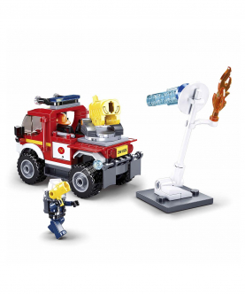 Fire Engine (M38-B0965) (192 Pieces)Building Blocks Kit For Boys And Girls