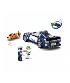 Town-Police Car (M38-B1063) (284 Pieces)Building Blocks Kit For Boys And Girls