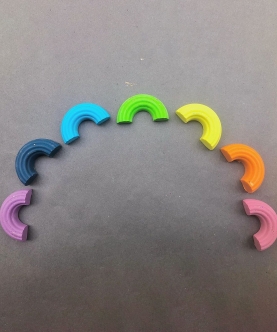 Mini Rainbows Set Of 7 Crayons