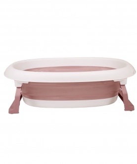 Foldable Bath Tub - Pastel Crimson