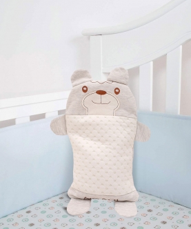 Baby Moo Rabbit Grey Pillow