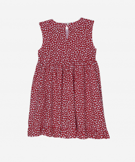 Moira Dress Red And Tiny Hearts