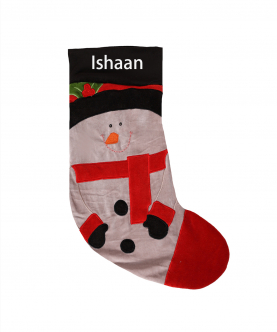 Personalised Mr. Snowman Stocking