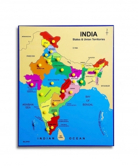  India Map State & Union Territories Shapes Puzzles Toy