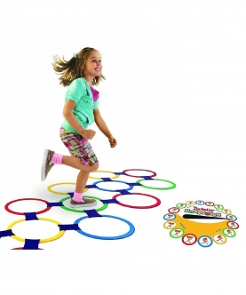 13 Circle Floor Game -Ring Jump Circle Creative Puzzle Toys