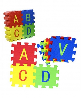 Mini Puzzle Foam Mat , Learning Alphabet And Number Mat