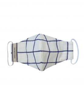 Pin Striped Quilted Facemask For Adult