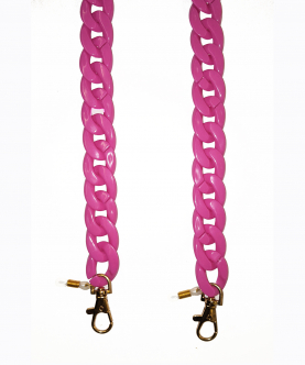 Acetate Mask Chain With Lobster Closure For Women