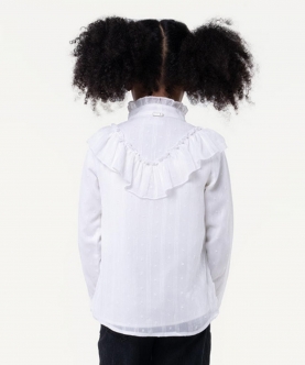One Friday Whimsical Lurex Top For Kids Girls
