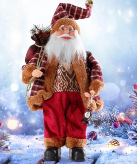 Outfit Self Standing Santa Claus Christmas Table Decor