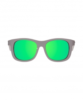 Polarized Navigator: Graphite Gray Green Mirrored Lens