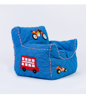 Personalised Traffic Quilted - Bean Chair (Small)