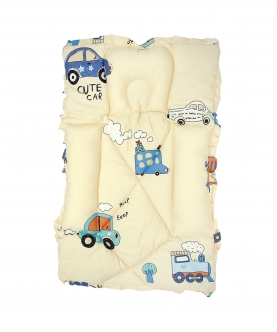 Mattress With Fixed Neck Pillow And Bolsters Vintage Ride