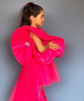 Pink Flamingo Red Carpet Gown