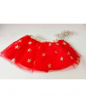 Red Net Skirt