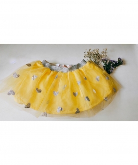 Yellow Net Skirt