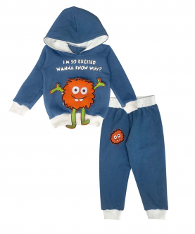 Personalised 3d Monster Tracksuit with Hidden Message