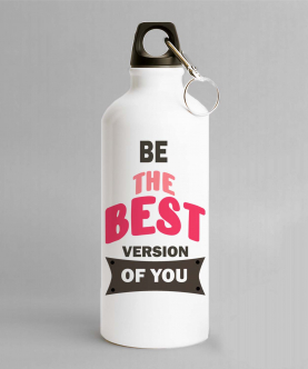 Personalised Best Version Water Bottle