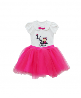 Personalised Birthday Romper With Skirt