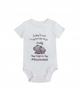 Personalised Happy 'Daddy-to-be' Day! Romper