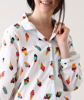 Personalised Icecream Pajama Set For Women