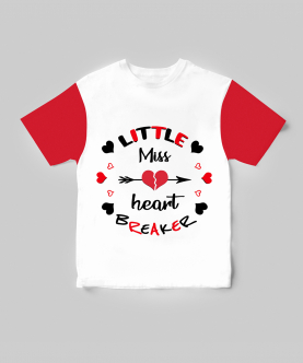 Personalised Miss Heart Breaker Valentine T-Shirt