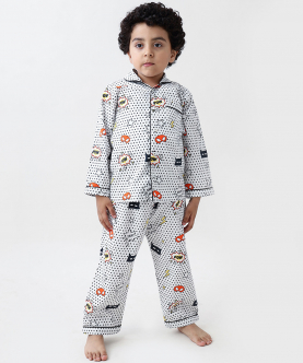 Personalised Organic Superhero Pajama Set