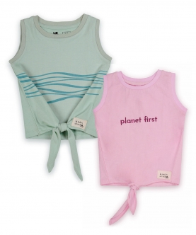 Planet First Vest with Tie-up, Set of 2