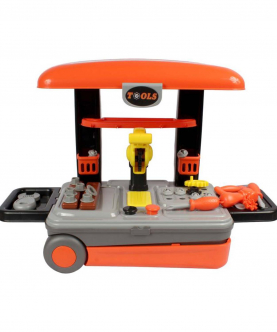 Planet Of Toys 2 In 1 Deluxe Tools Play Set For Kids Children