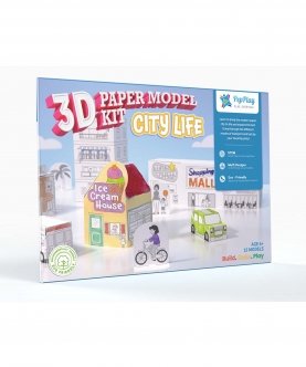 PepPlay 3D Paper Model Kit City Life