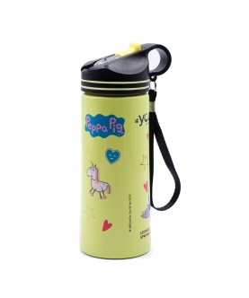 Green Color Peppa Pig Kids Water Bottle Hyower - 750 Ml