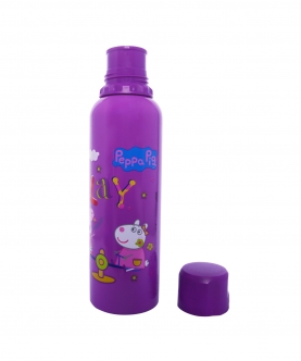 Purple Color Peppa Pig Kids Water Bottle  Oscar - 750 Ml