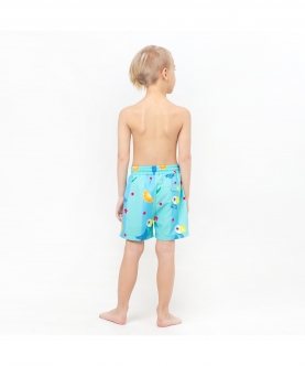 Parrots And Tropical Fruits Fun In The Sun Shorts
