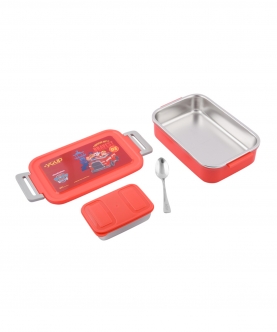 Red Color Paw Patrol Kids Lunch Box Tasty Bites - 850 Ml