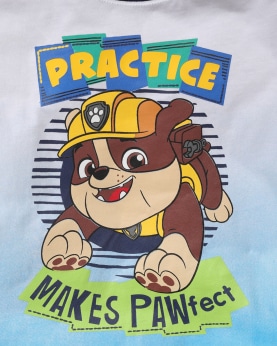 Paw Patrol Kids T-Shirt - Rubble Practice Makes Perfect