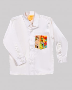 Panchhi X Quirk Box Collection Shirt With Pocket Detailing In Color