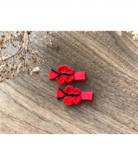 Quick Butterfly Aliigator Clips - Red