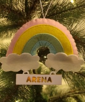Rainbow- Christmas Ornament