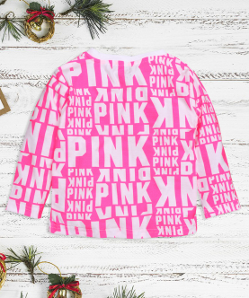 Pink Base With Pink Print T-Shirt 