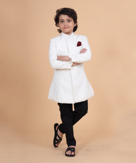 The Short Concealed Placket Achkan