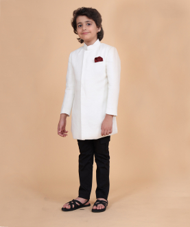 The Short Concealed Placket Achkan