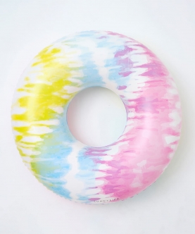 Tie Dye Color Inflatable Pool Ring Tie Dye Sorbet