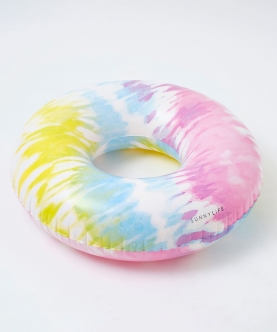 Tie Dye Color Inflatable Pool Ring Tie Dye Sorbet