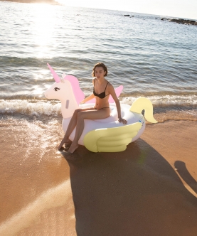 Inflatable Unicorn Luxe Ride-On Float