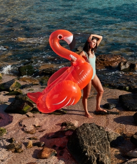 Inflatable Flamingo Luxe Float Rosie Watermelon