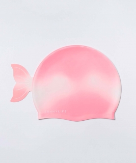 Pink Color Shaped Swimming Cap Ocean Treasure Rose