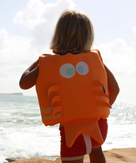 Orange Color Swim Vest 2-3 Sonny The Sea Creature