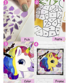 Sticker By Numbers Unicorn