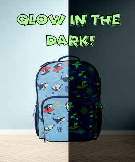 Shark Glow In The Dark Bags